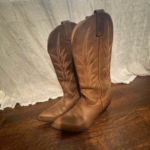 Vintage Nacona western boots size 7.5 tan